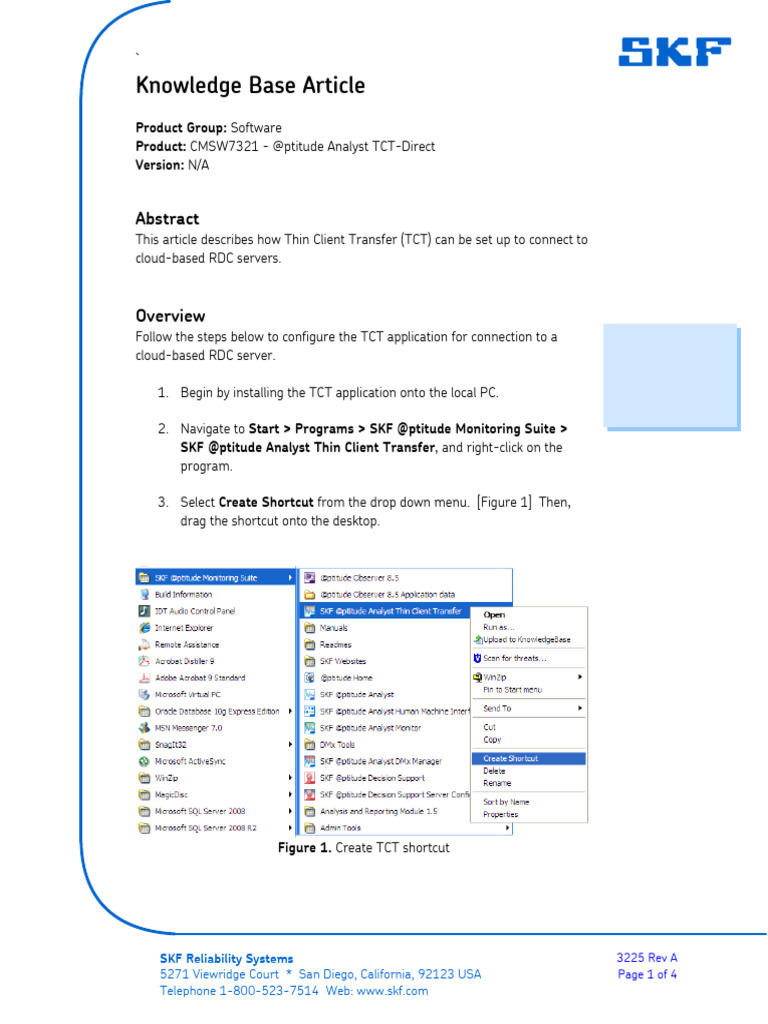 Configure TCT for Cloud RDC Connection | PDF | Server (Computing ...