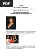 Download List of Powerful Women PART ONE by BMiller SN7399175 doc pdf