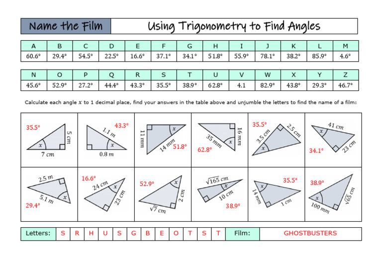 Using Trigonometry To Find Lengths