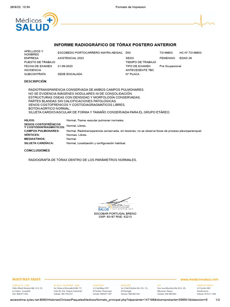 Plantilla RX | PDF | Tórax (anatomía humana)