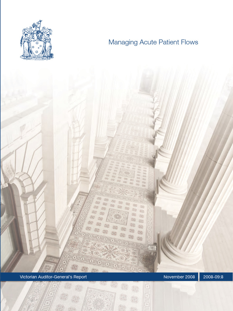 Managing Acute Patient Flows | PDF | Hospital | Patient