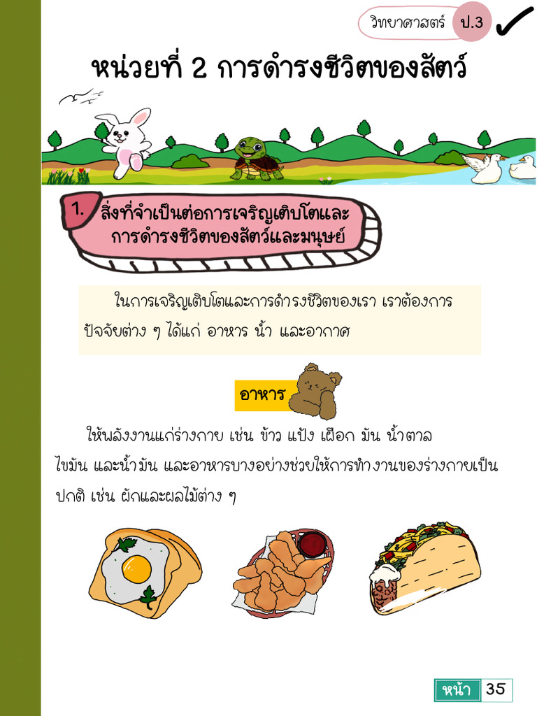 วิทย์ ป3 1-2 - พค | PDF