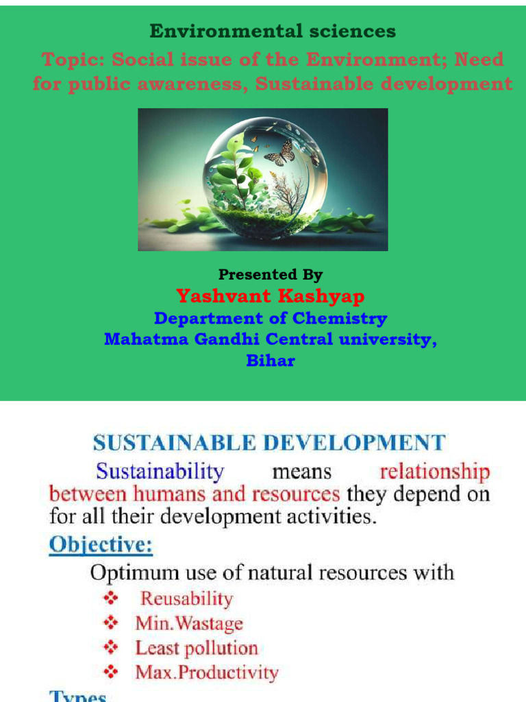 EVS Social issue of environment, sustainable development | Download ...