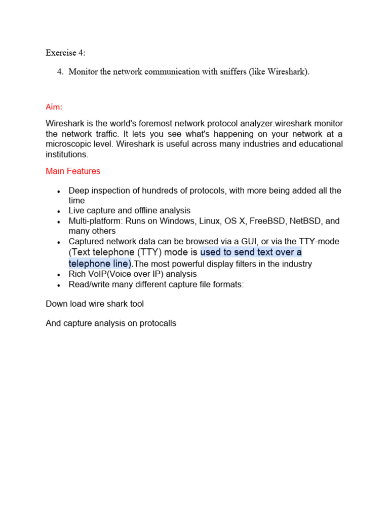 Network Traffic Analysis with Wireshark | PDF