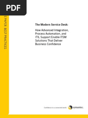 B The Modern Service Desk Wp 20042136 En Is Itil It Service