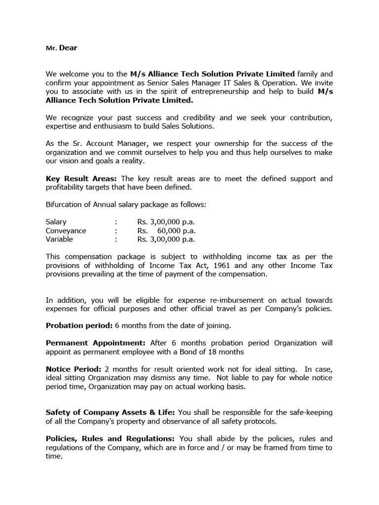 Alliance Tech Solution Private Limited | PDF | Identity Document | Taxes