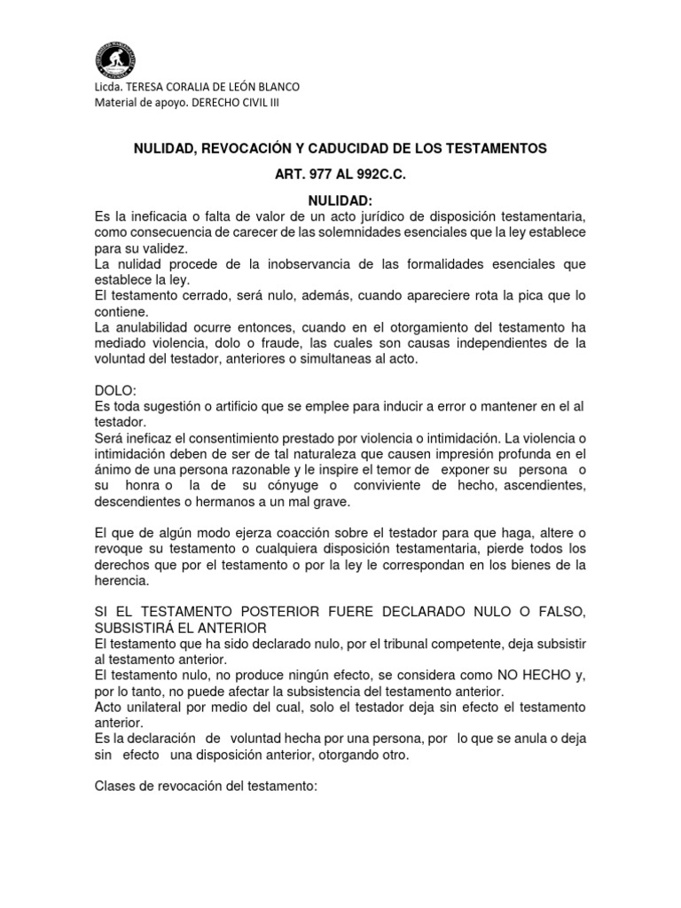 8.+NULIDAD%2C+REVOCACI%C3%93N+Y+CADUCIDAD+DE+LOS+TESTAMENTOS ...