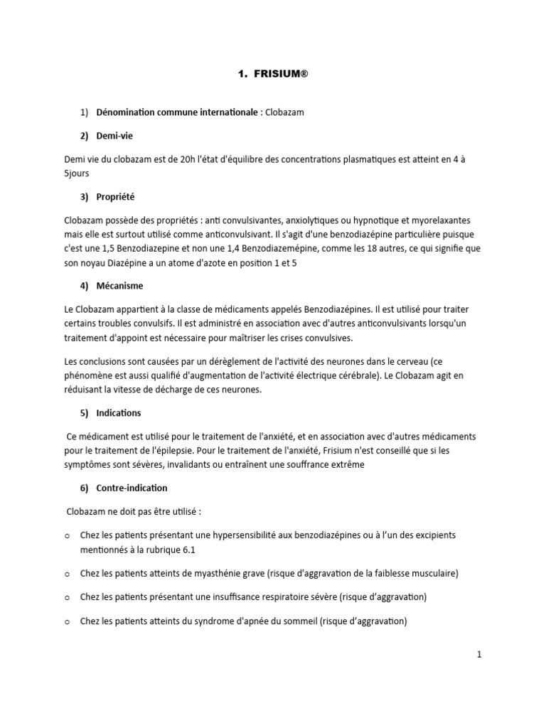 Travail Psychopharma PDF Benzodiazépine Sevrage (toxicologie) — free download