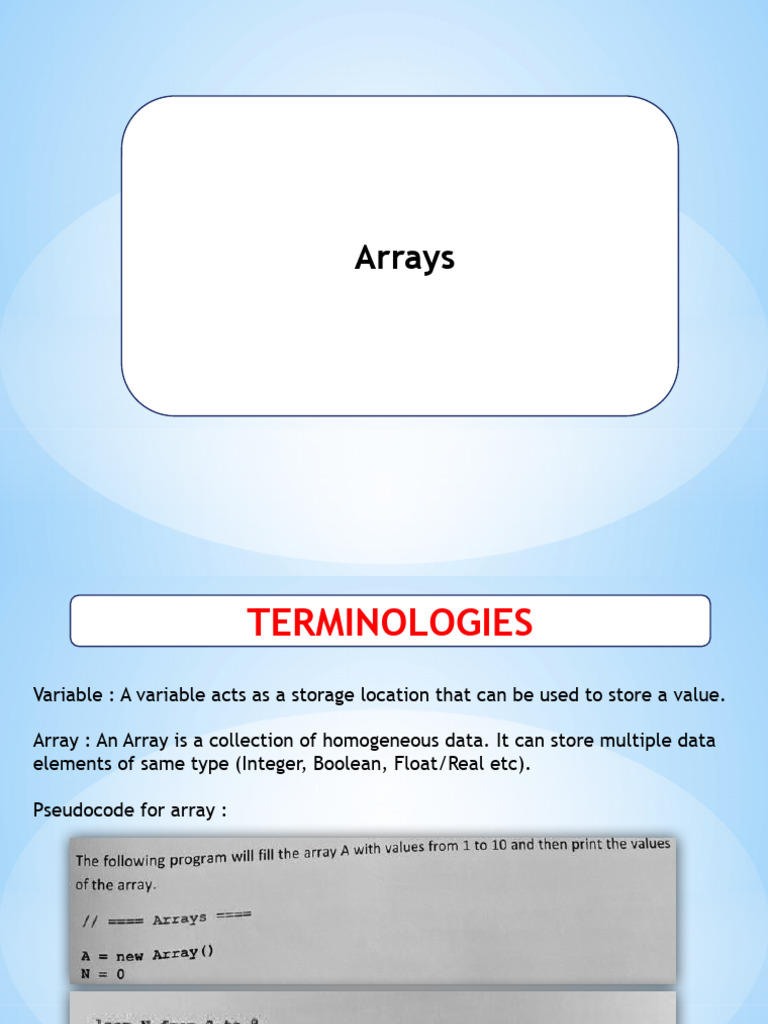 Code Code In Array Searching And Sorting Give Me Your Tired Song