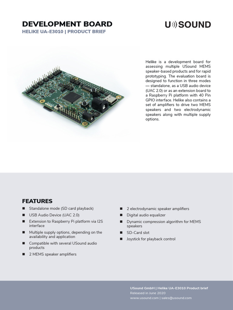 E3010 Brief Pdf Amplifier Usb