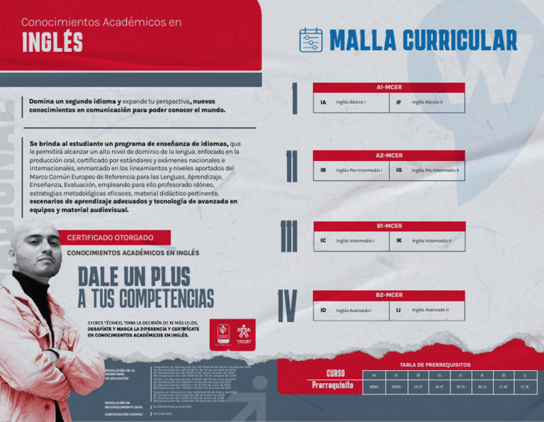 Programa de Inglés Certificado | PDF | Plan de estudios | Idioma en Inglés