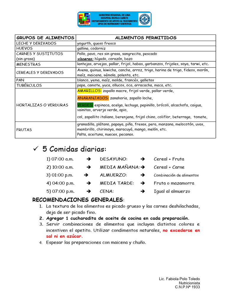Guía de Grupos de Alimentos y Comidas | PDF | Cultivos | Plantas ...
