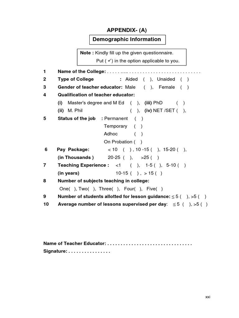 Job Satisfaction Questionnaire 2 | PDF | Teachers | Self Actualization