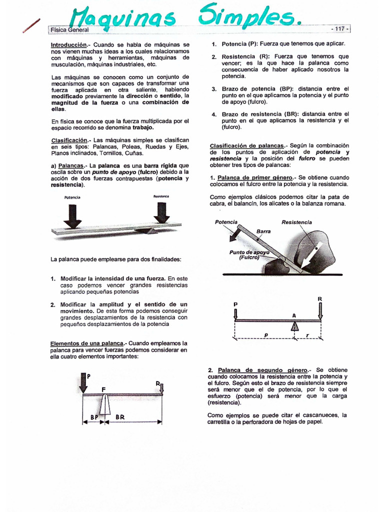 Máquinas Simples Pdf