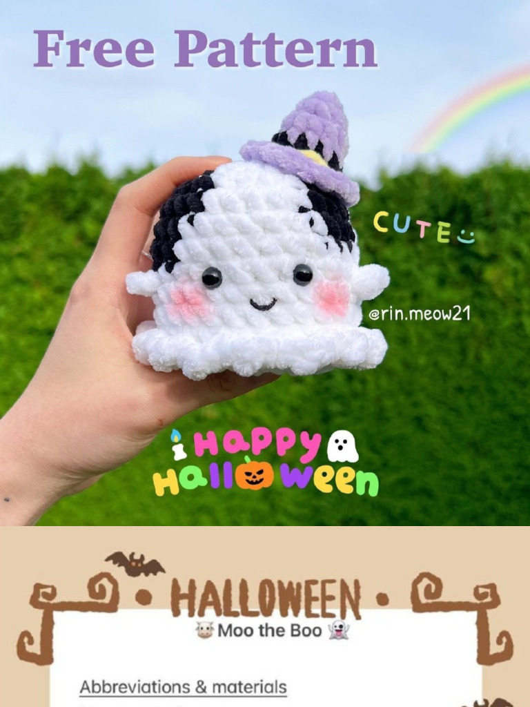 Crochet Cute Ghost PDF