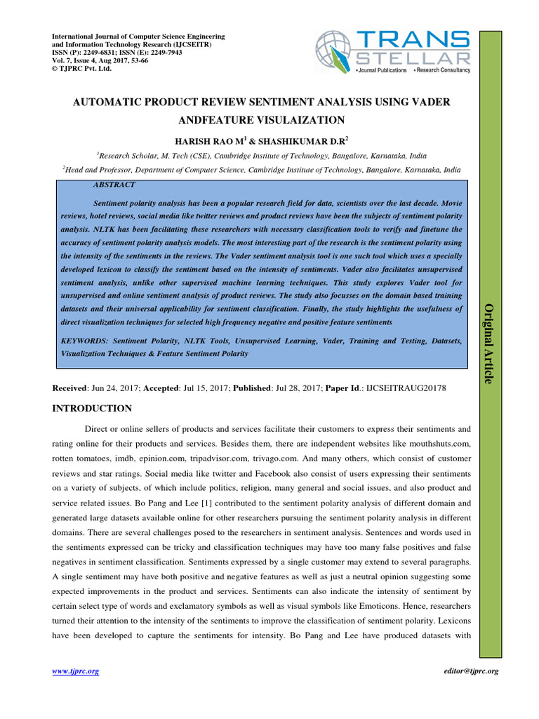 Automatic Product Review Sentiment Analy | PDF | Accuracy And Precision ...
