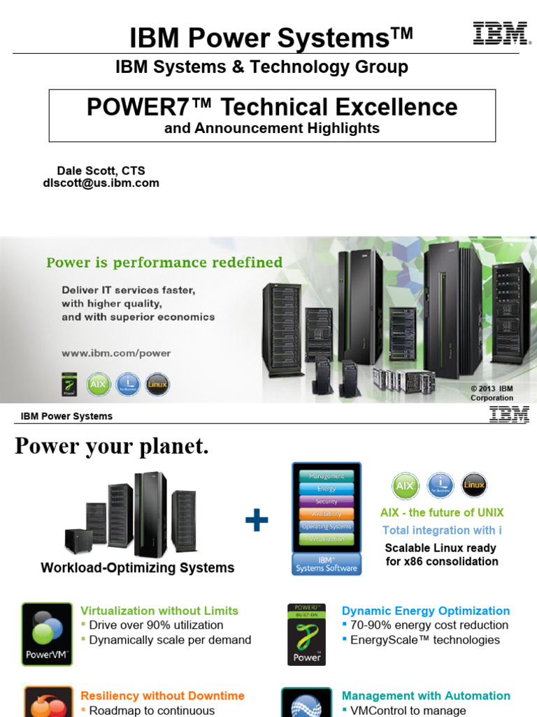 Power 7+ First Data Corp Update Dale Scott Apr 2013 1 | PDF | Solid ...