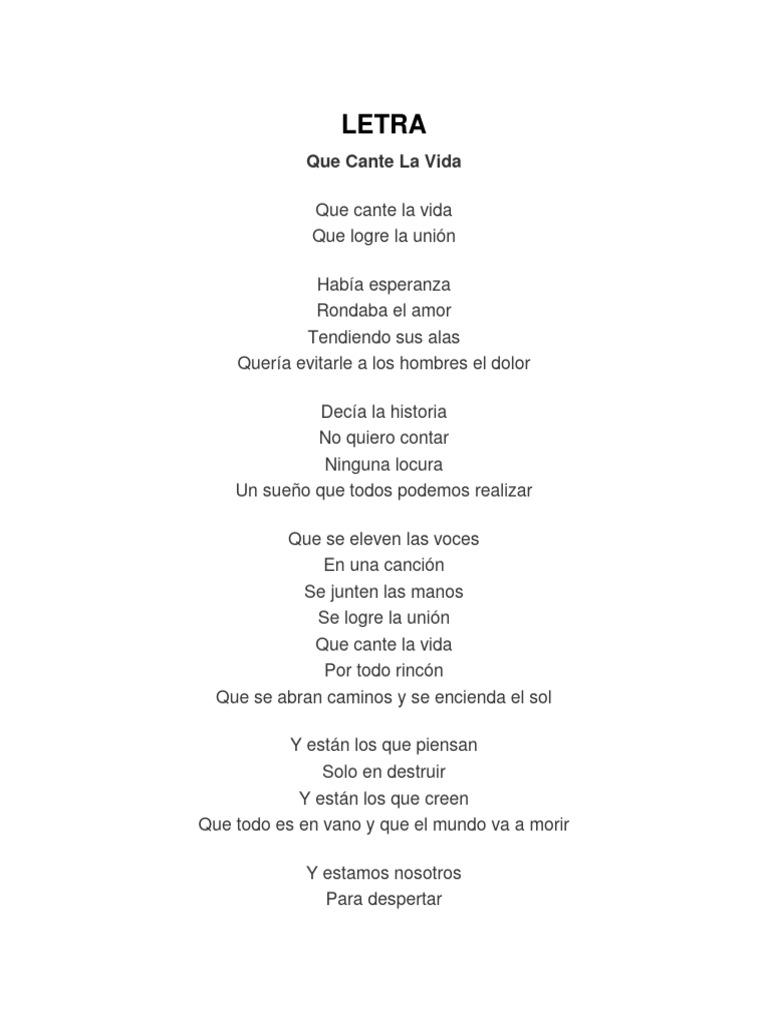 Letra de 