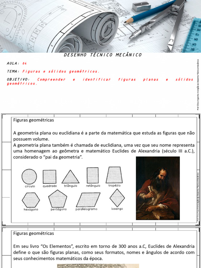 Figuras E Sólidos Geométricos Pdf Triângulo Linha Geometria