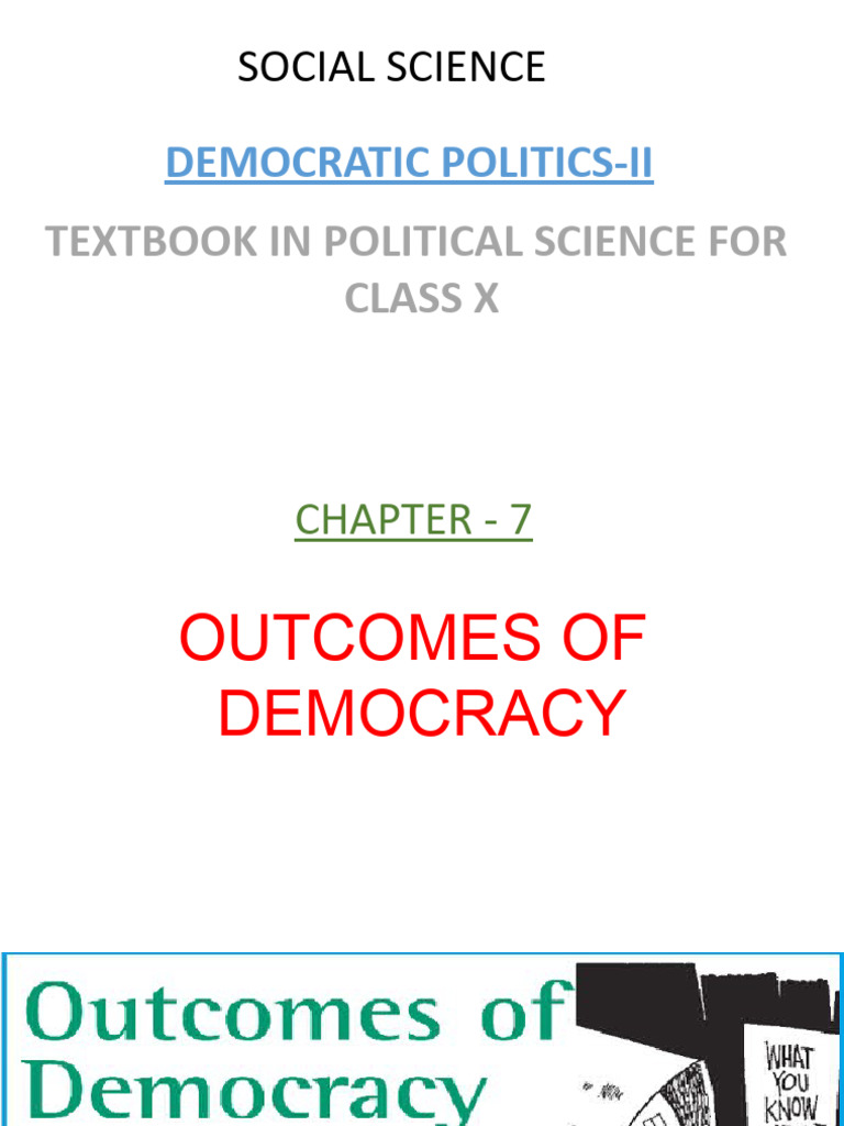 Benefits of Democracy Explained | PDF | Democracy | Political Ideologies