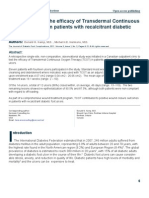 2.an Evaluation of The Efficacy of Trans Dermal Continuous Oxygen Therapy in Patients With Recalcitrant Diabetic Foot Ulcer. 2011