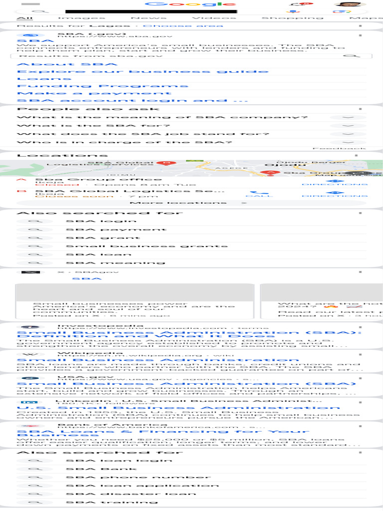Sba company google search pdf small business administration loans