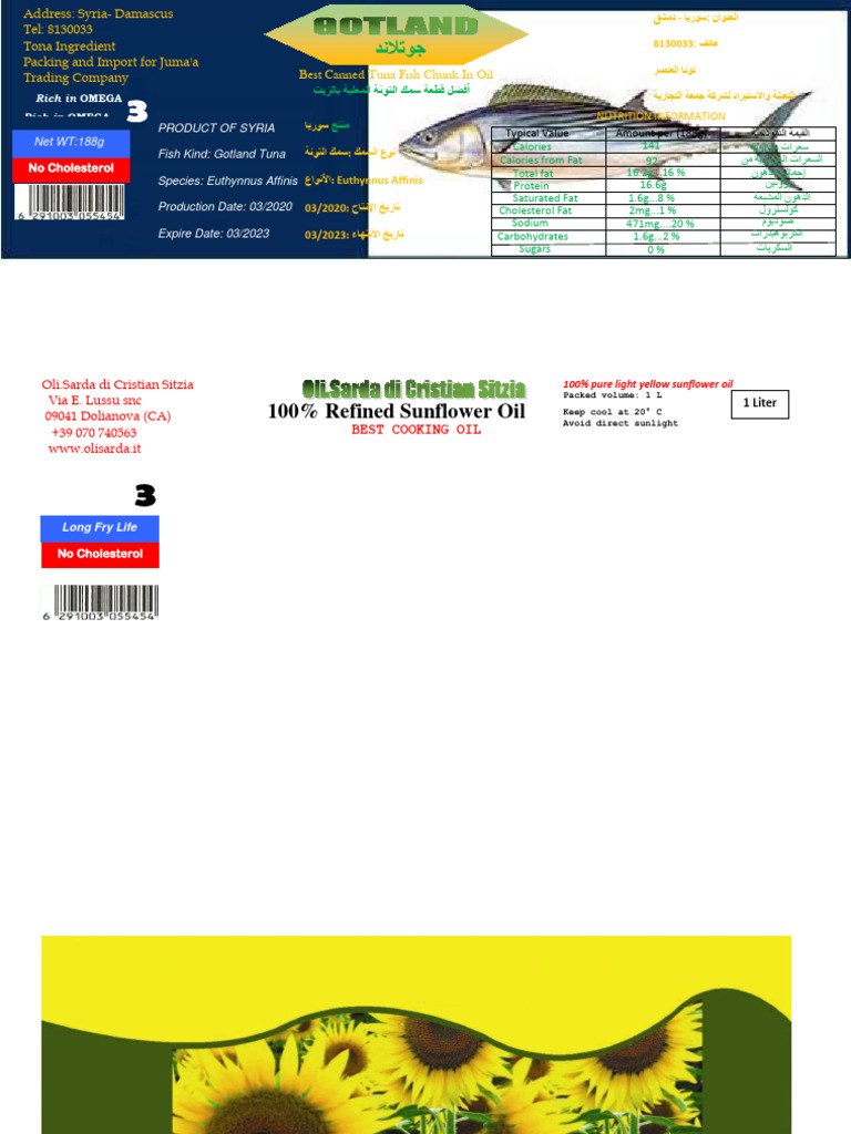Oil Labels1 | PDF