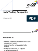 ecdp Trading Companies - AGM 2011 presentation