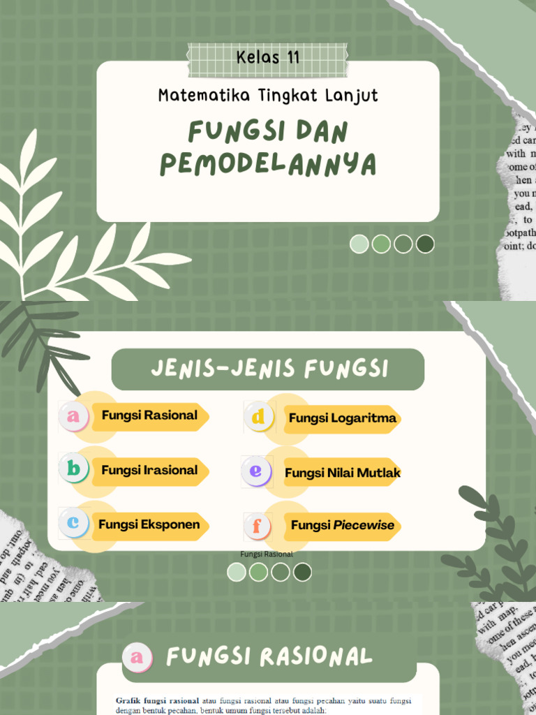 Contoh Soal Fungsi Rasional Kelas 11 | PDF