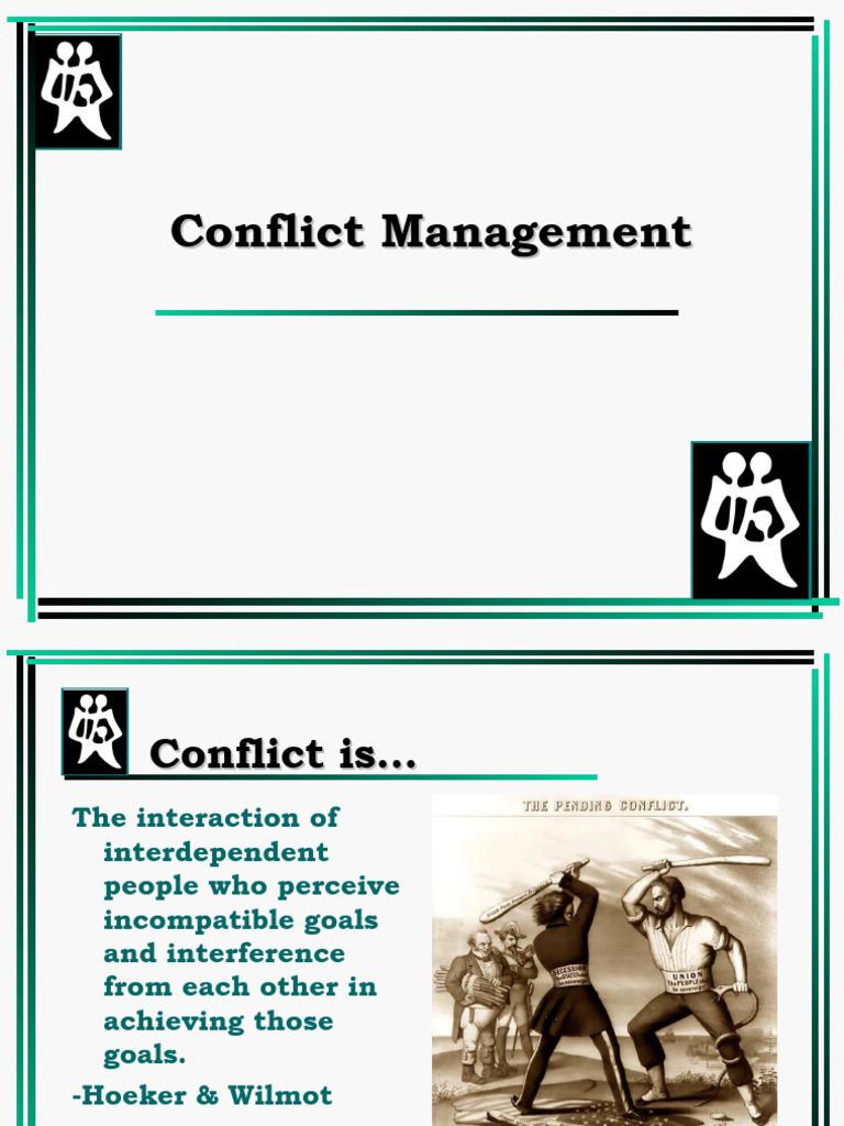 Effective Conflict Management Strategies | PDF | Human Communication ...