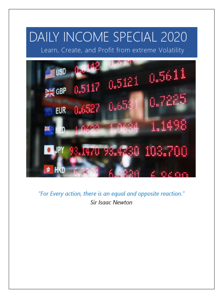Daily Income Special 2020 Workbook | PDF | Margin (Finance) | Futures ...
