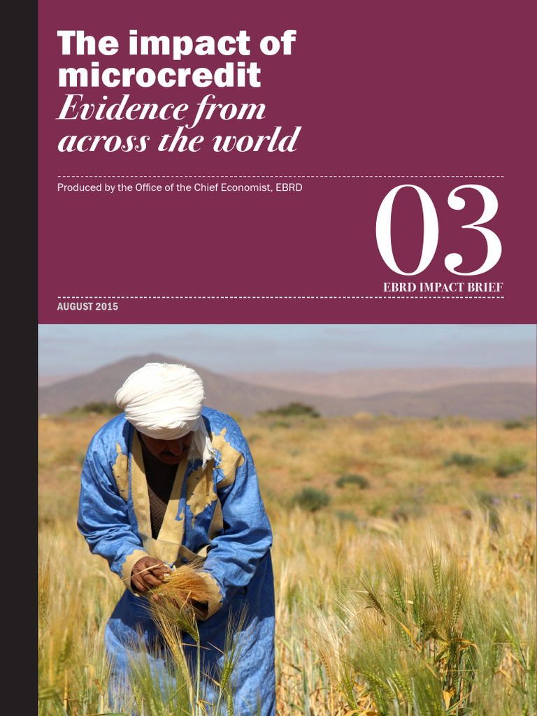 Pdf Impact Of Microcredit Pdf Microcredit Microfinance