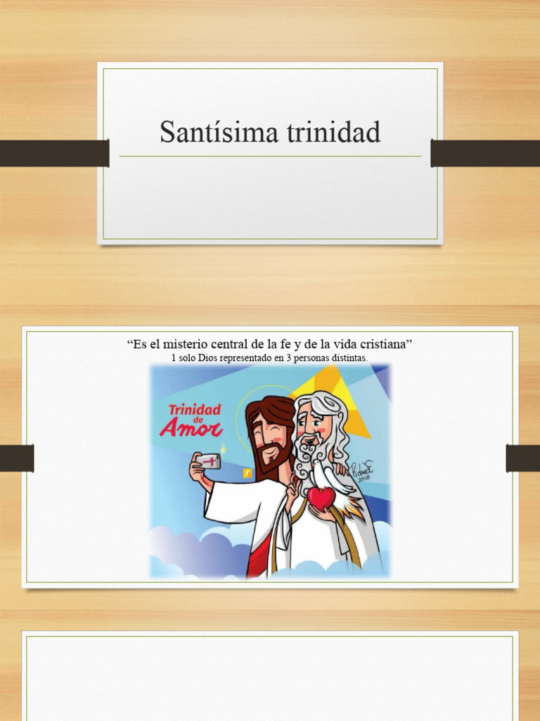 Santísima Trinidad y La Biblia | PDF | Biblia | espíritu Santo