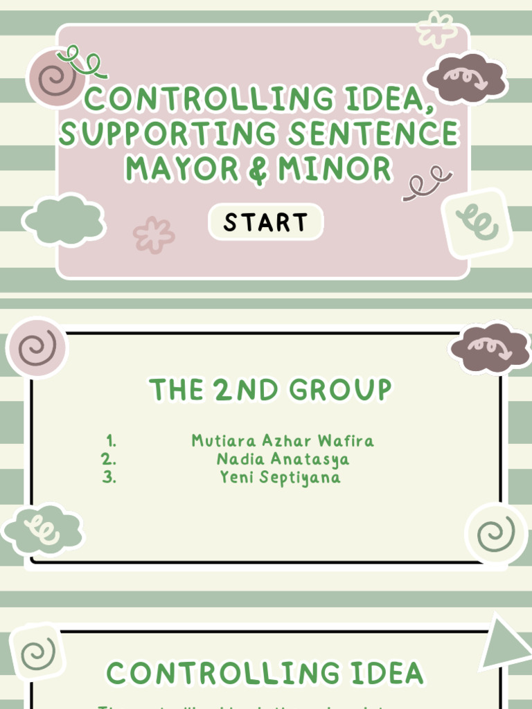 Understanding Controlling Ideas in Writing | PDF | Language Arts ...