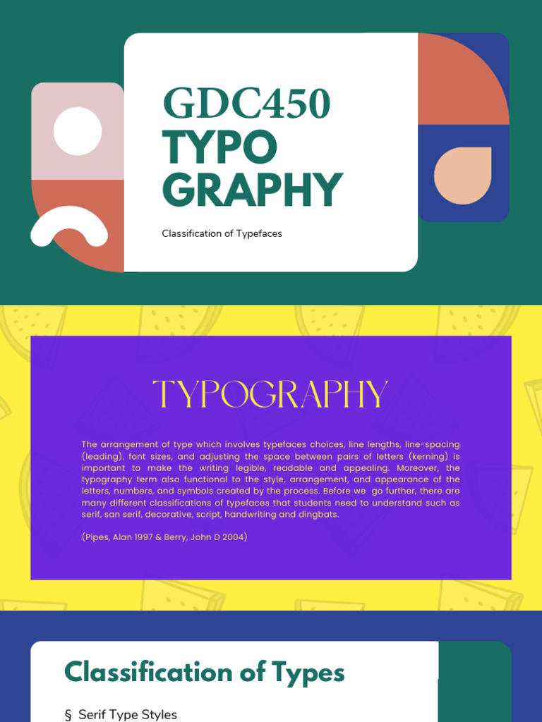 Typeface Classification Overview | PDF | Sans Serif | Serif