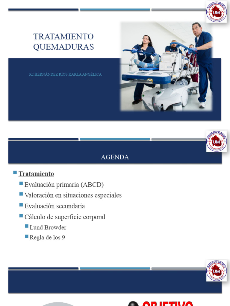 Manejo y Tratamiento de Quemaduras | PDF | Quemar | Septicemia