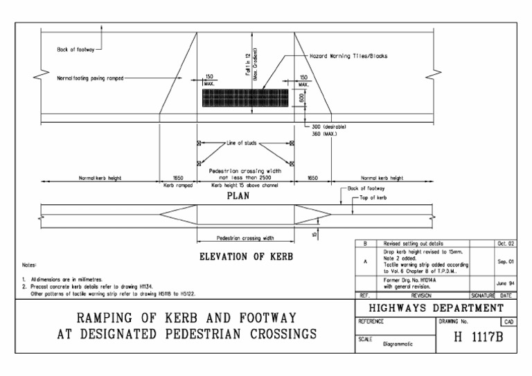 Pedestrian Crossing Design Specifications | PDF | Walking | Street