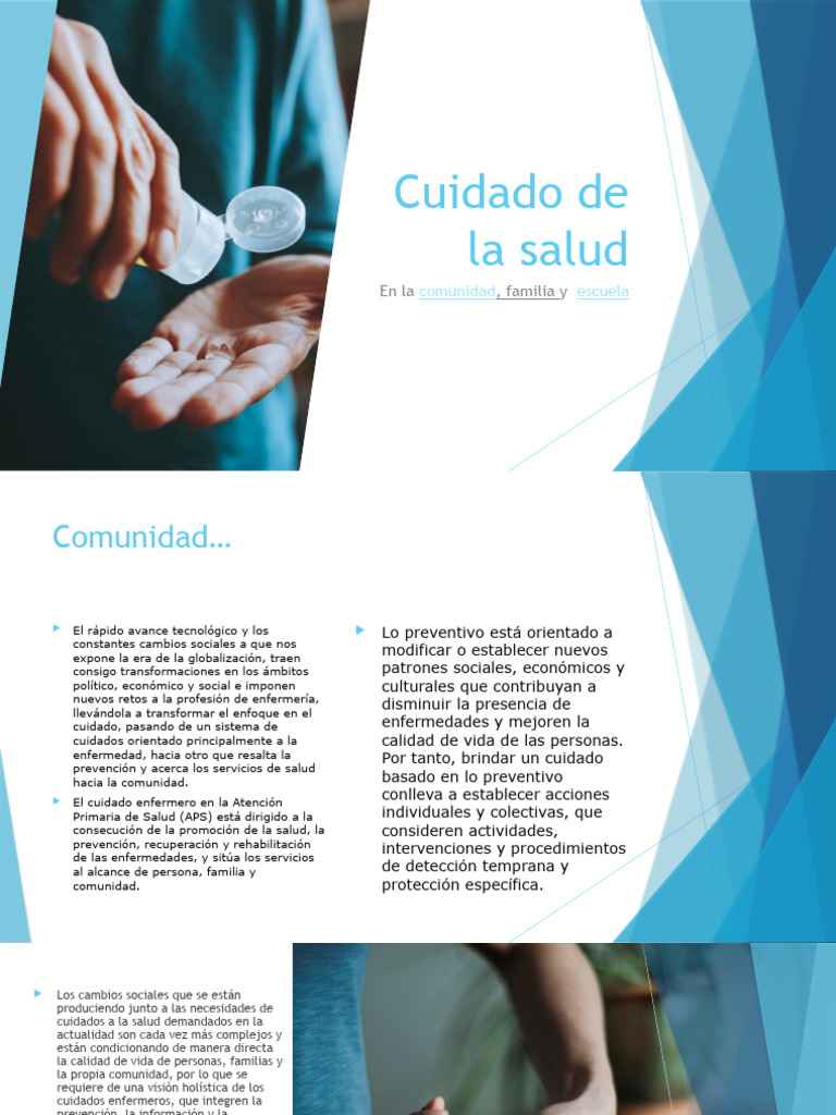 Cuidado de la Salud en Comunidad y Familia | PDF | Enfermería
