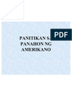 Panitikan Sa Panahon NG Amerikano