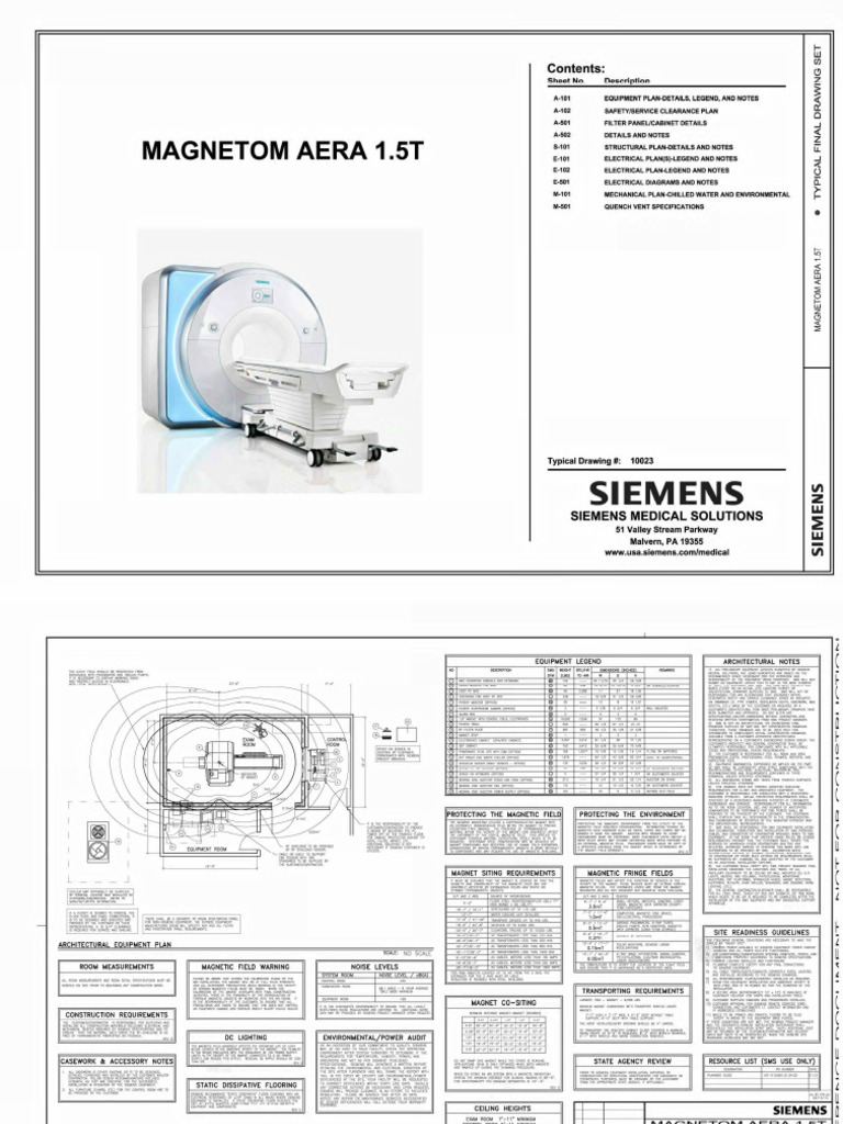 Aera MRI Typical Drawings | PDF