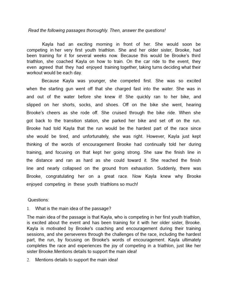 5 Authors Purpose Tone Exercise Pdf Triathlon