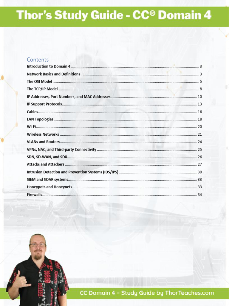 Thor's+Study+Guide+ +CC+Domain+4 | PDF | Computer Network | Internet ...