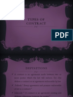 Types of Contract Uma