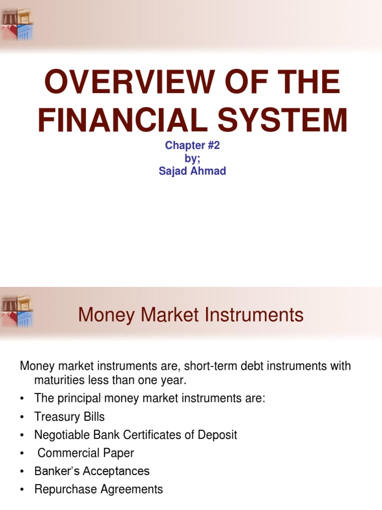 Chapter 2 Overview of The Financial System | PDF | Finance & Money ...