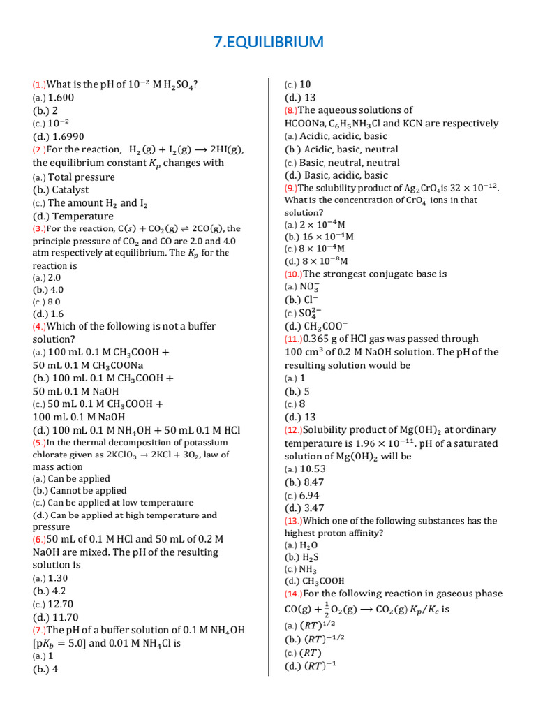 7equilibrium-Questions 1600 PDF - Gdrive.vip | PDF