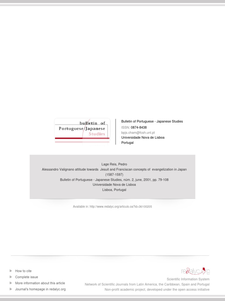 A.Valignano Attitude Towards Jesuit | PDF | Francis Of Assisi | Empire ...