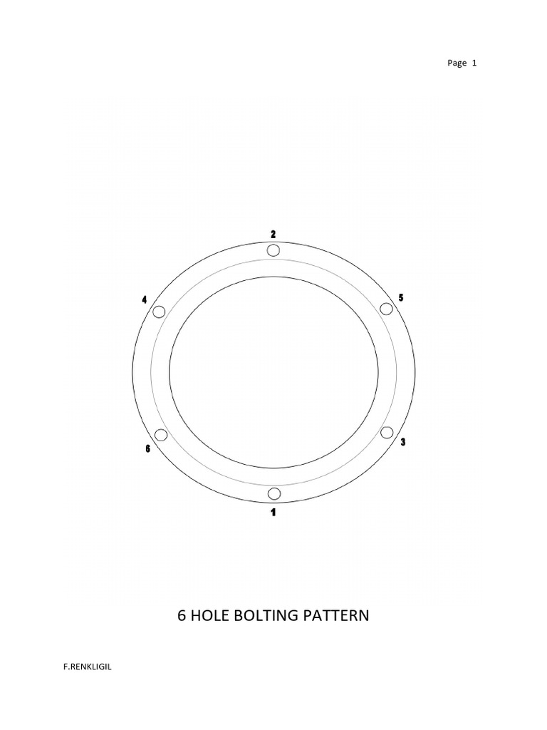 Flange Bolt Torque Sequence and Torque T | PDF | Business