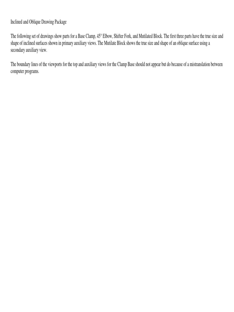 Aux View Parts Drawing Package | PDF