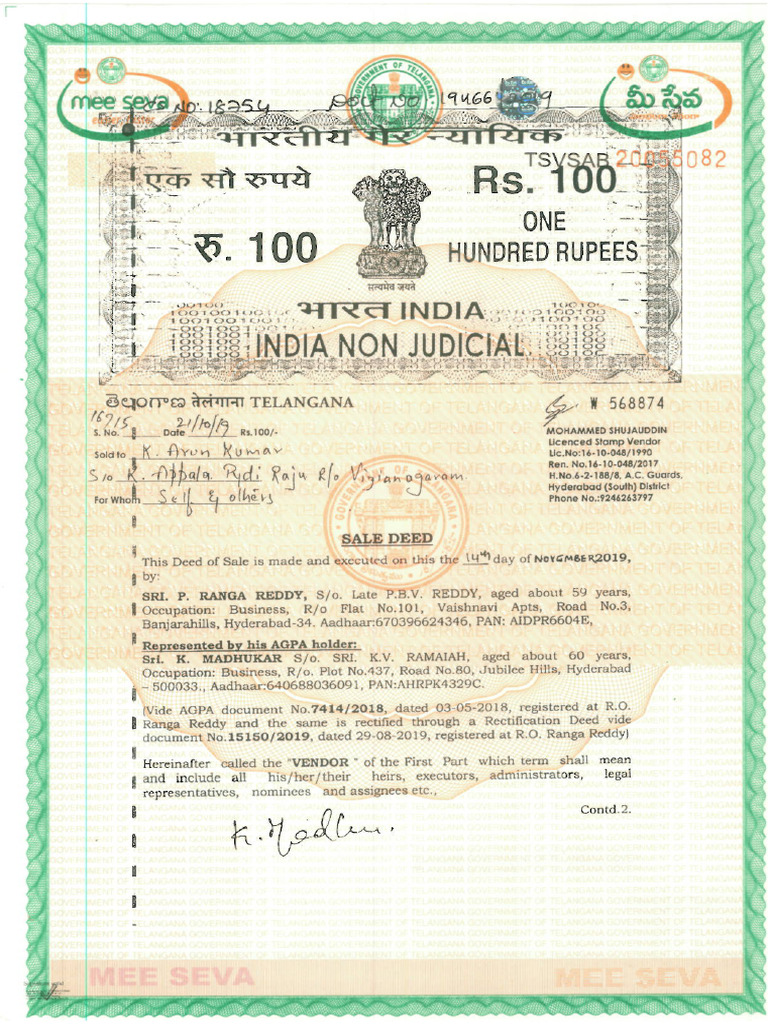 Certified Copy of Registration | PDF