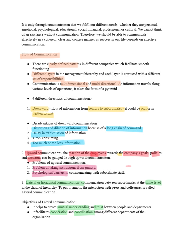 English Communication 2 Pdf Communication Hierarchy